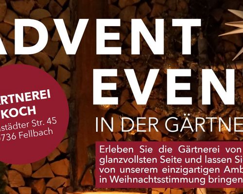 ADVENT EVENT in der Gärtnerei