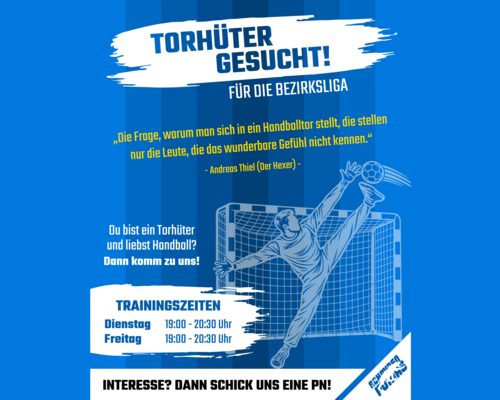 TORHÜTER GESUCHT!