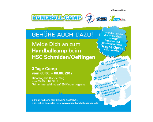 Handball-Camp in Schmiden mit Dragos Oprea