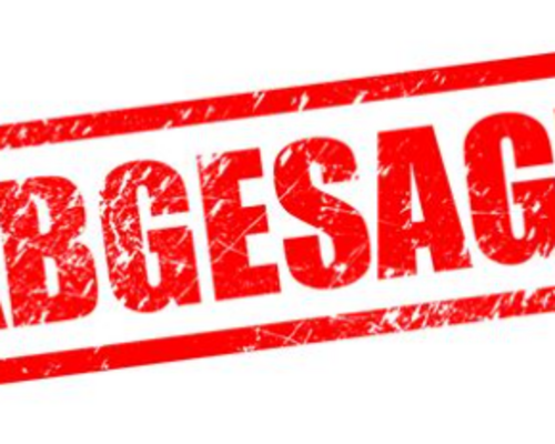 Alle Spiele am Wochenende 4./5.12. abgesagt