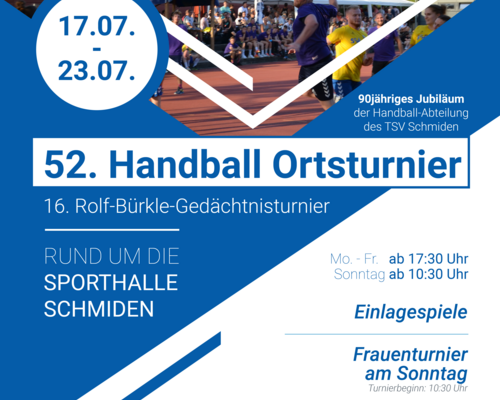 52. Handball-Ortsturnier
