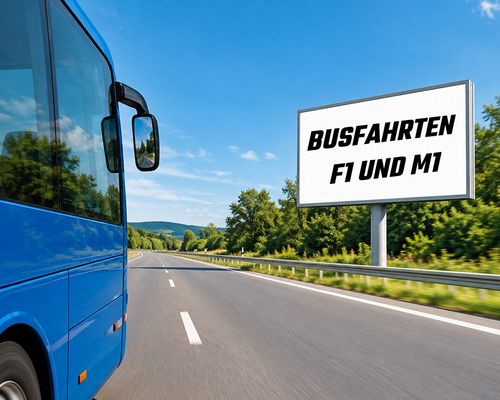 Busfahrten der F1 und M1